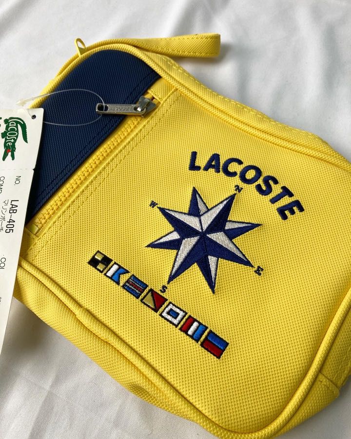 Lacoste Vintage Clutch Bag, Men's Fashion, Bags, Belt bags, Clutches
