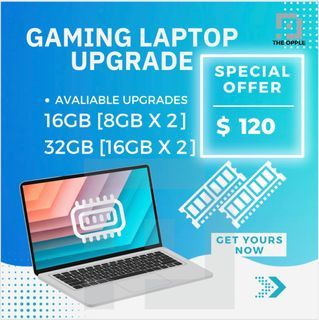 LAPTOP UPGRADE AT LOWEST PRICE DDR4 DDR5 RAMS & SSD 512GB 1TB [BEST PRICES IN THE WHOLE MARKET]