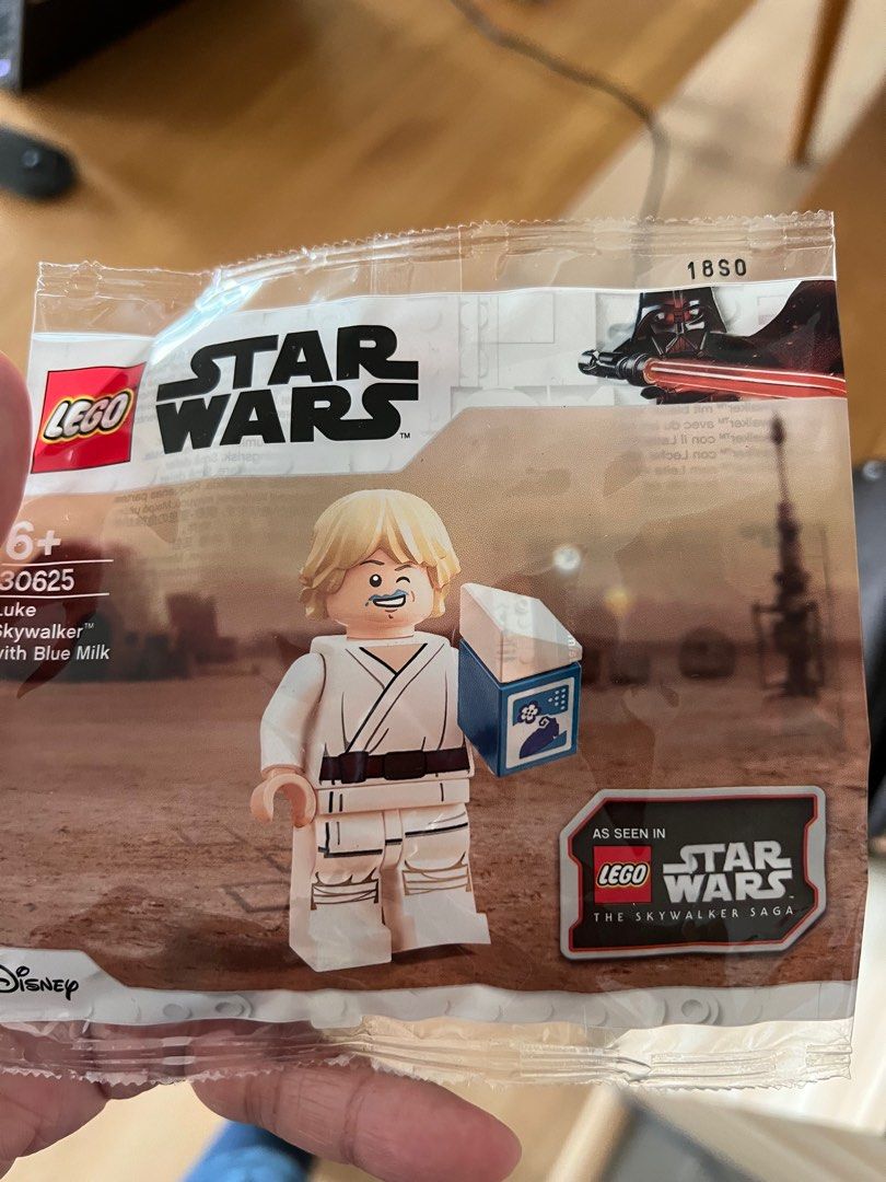 LEGO Star Wars polybag 30625 Luke Skywalker with Blue Milk, Hobbies