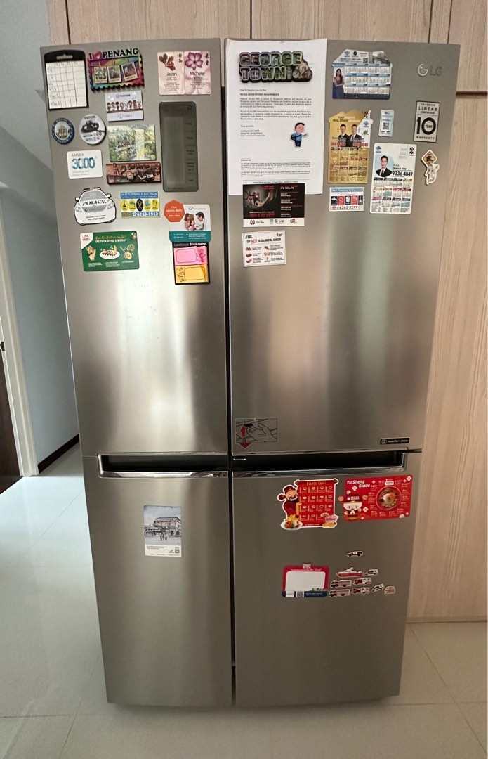 LG fridge/freezer (Model GSM6262NS), TV & Home Appliances, Kitchen Appliances, Refrigerators