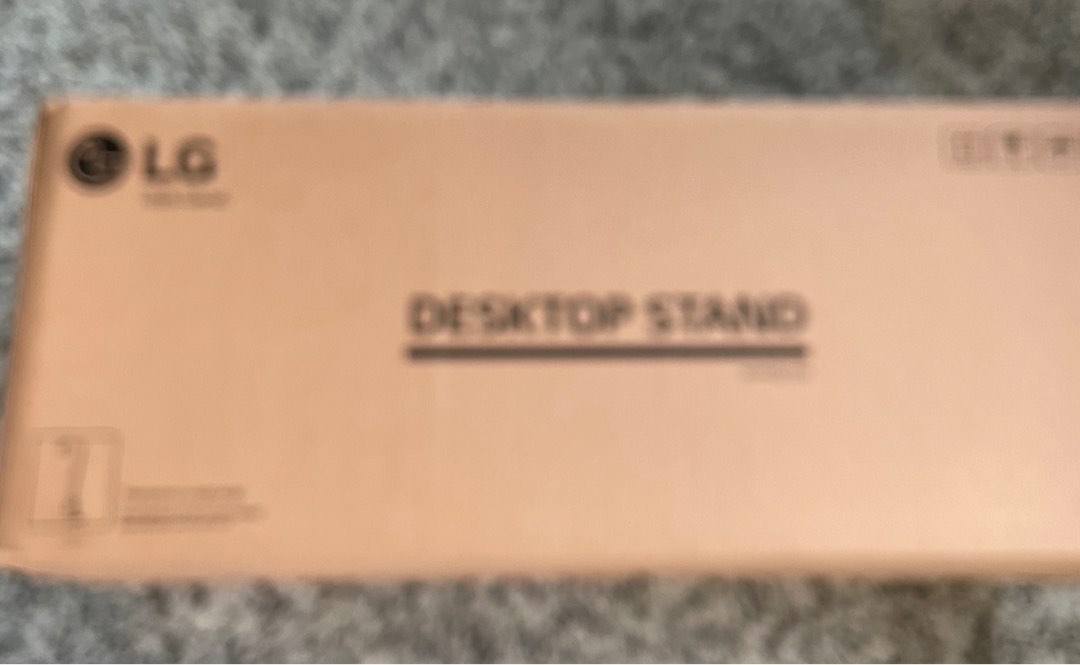 LG 55 G2 Desktop Stand, TV & Home Appliances, TV & Entertainment, TV