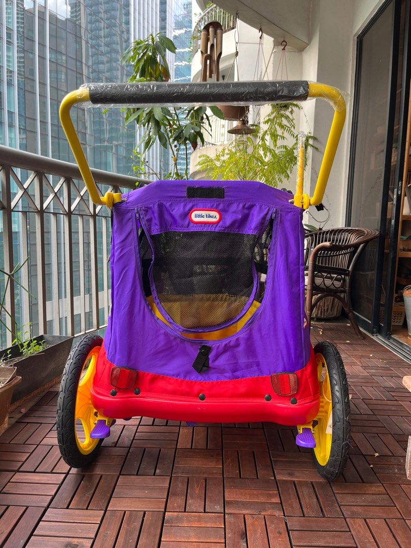 Little Tikes Bicycle Trailer for kids, Babies & Kids, Going Out, Other Babies Going Out Needs on