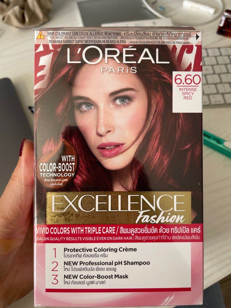Loreal Excellence Hair Dye, Beauty & Personal Care, Hair on Carousell