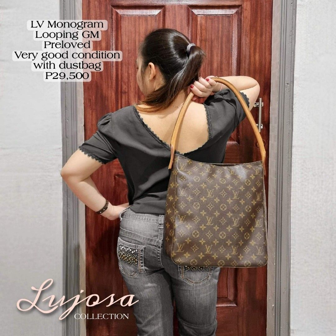 Louis Vuitton, Bags, Authentic Louis Vuitton Monogram Looping Gm Shoulder  Bag