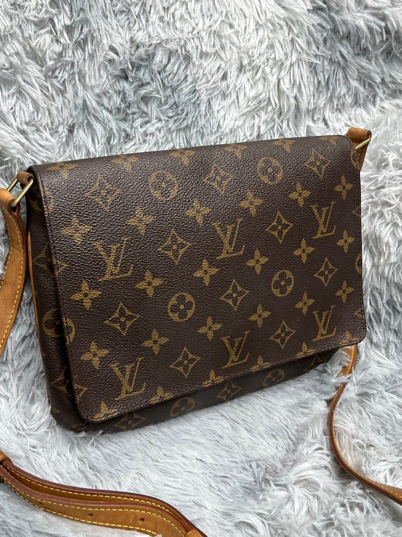 Louis Vuitton - Authenticated Musette Tango Handbag - Polyester Brown for Women, Very Good Condition