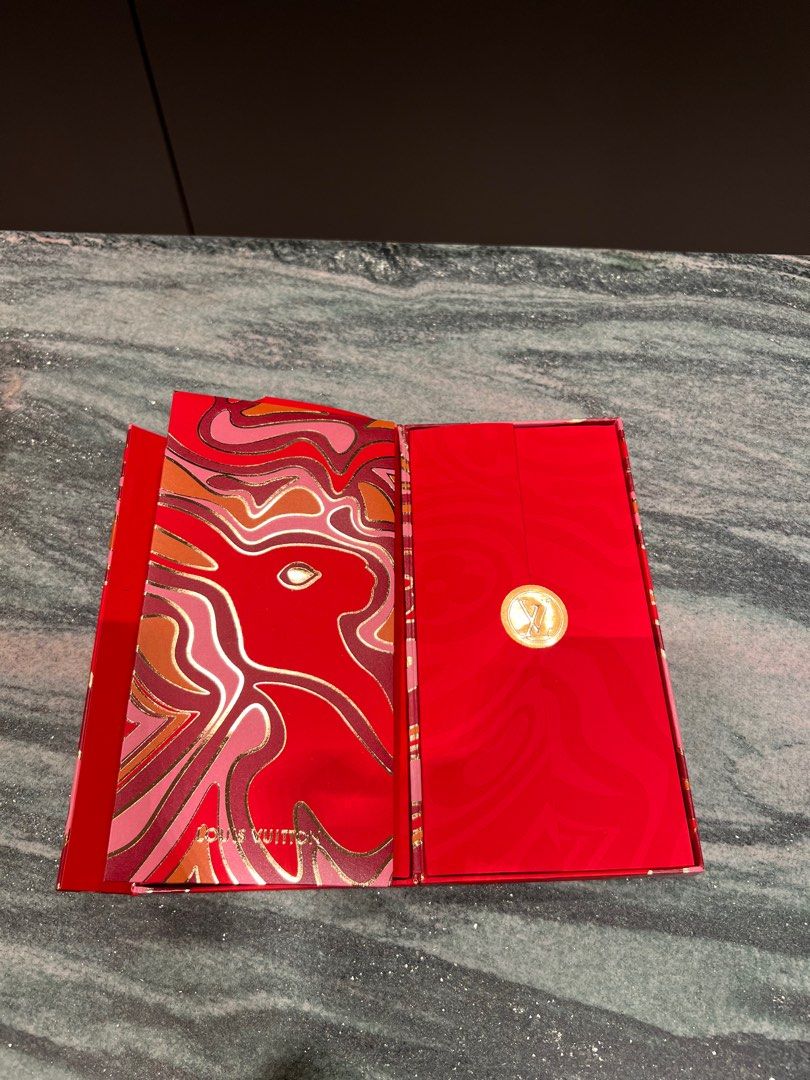 Cartier Red  Gold Chinese New Year 20 Pcs Envelope Set Cartier  TLC