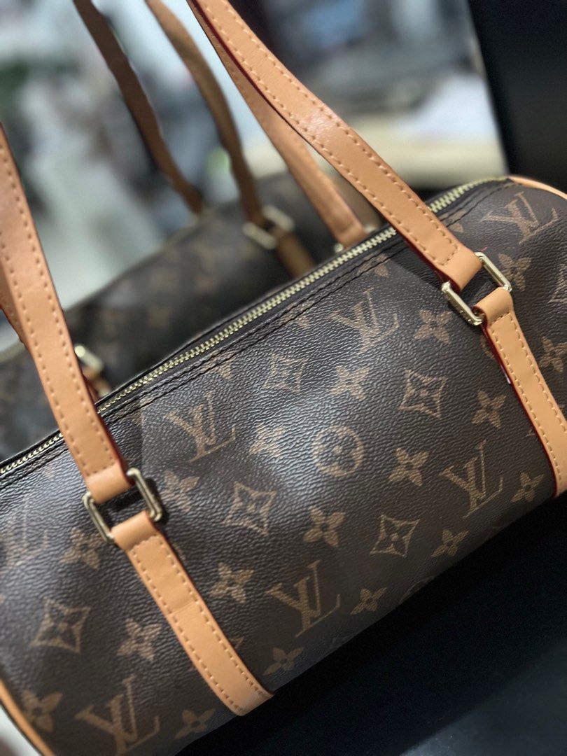 LOUIS VUITTON Louis Vuitton monogram papiyon handbag tube type