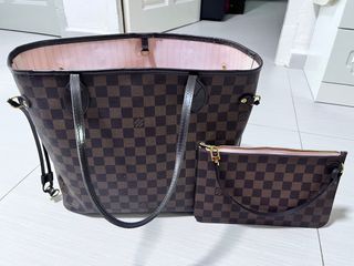 DISCOUNTED] LOUIS VUITTON DAMIER N41358 NEVERFULL MM SHOULDER BAG 237022816  -, Luxury, Bags & Wallets on Carousell