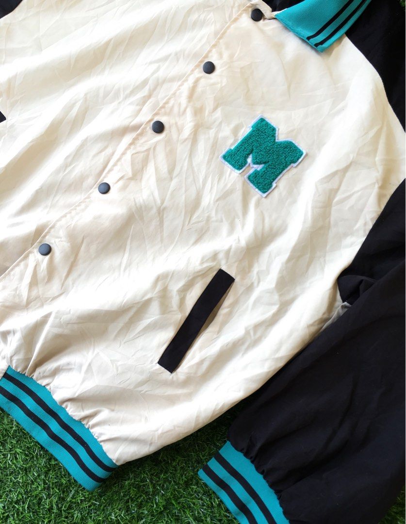 M VARSITY JACKET, Men's Fashion, Coats, Jackets and Outerwear on Carousell