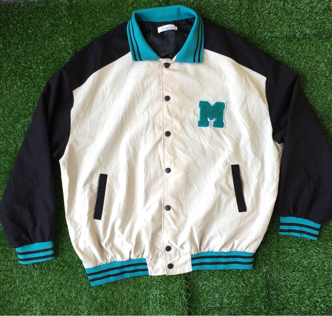 M VARSITY JACKET, Men's Fashion, Coats, Jackets and Outerwear on Carousell