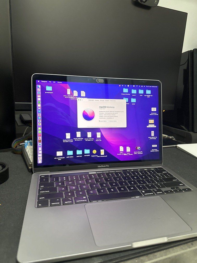 Macbook Pro 13 Inch, 2020, Four Thunderbolt 4 ports, Computers & Tech