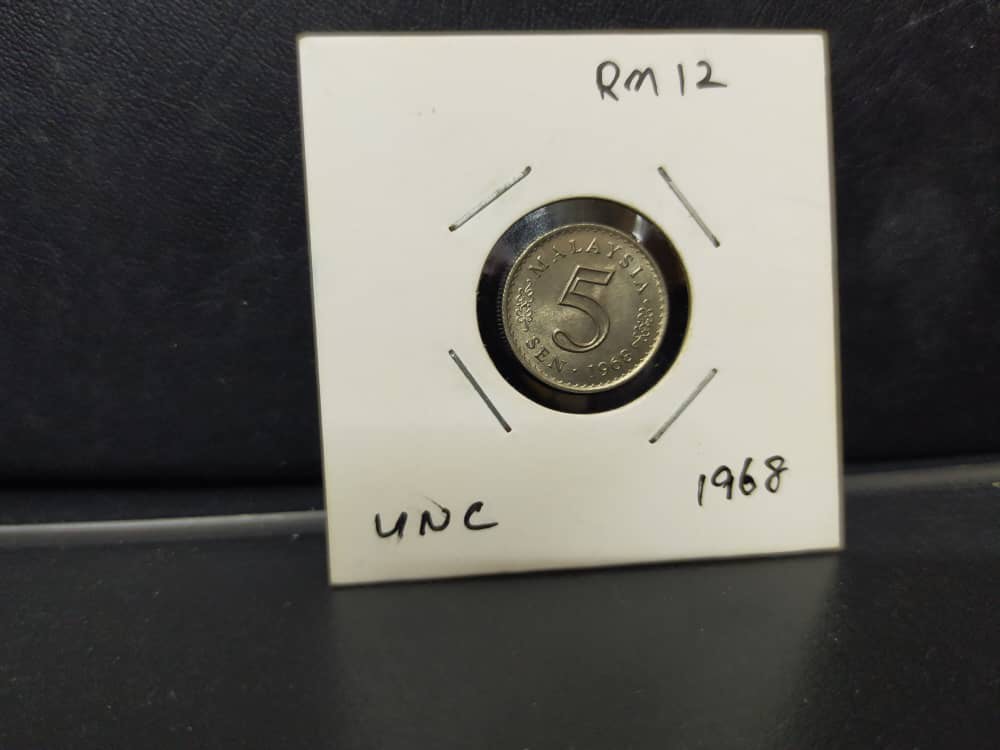 Malaysia 5sen 1968 siri 1, Hobbies & Toys, Collectibles & Memorabilia ...