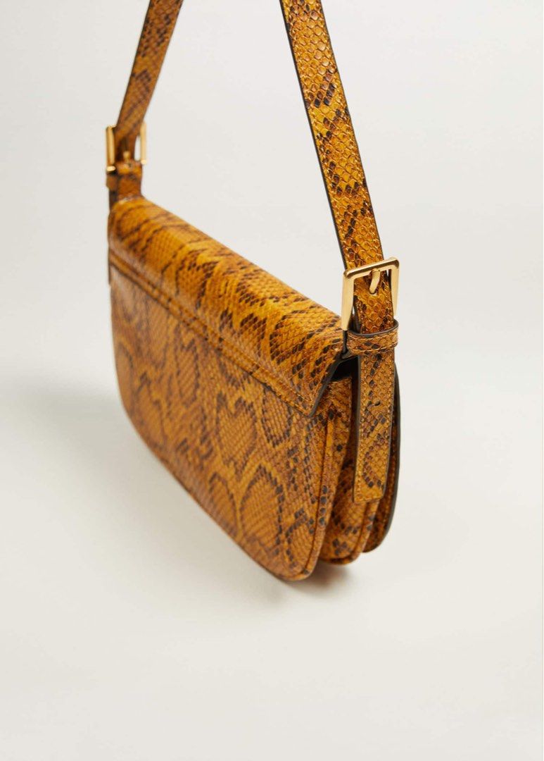 Mango snakeskin hotsell effect bag