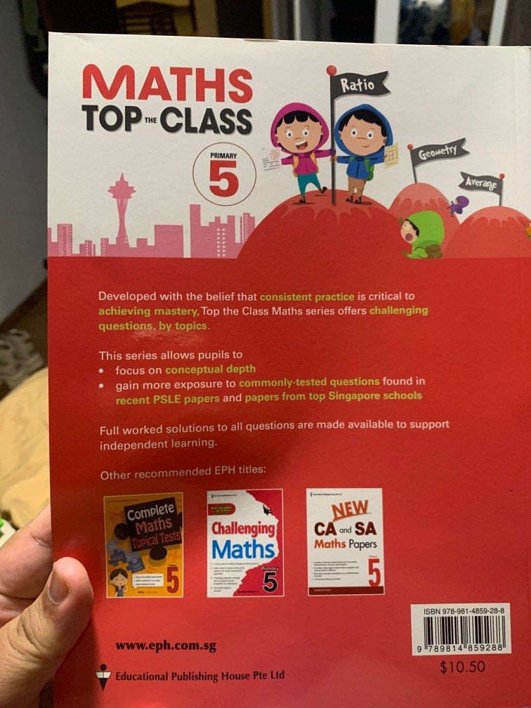 Math Top of Class P5, Hobbies & Toys, Books & Magazines, Assessment ...
