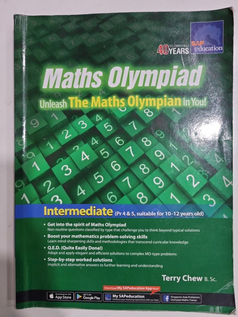 Maths olympiad for p4 and p5, Hobbies & Toys, Books & Magazines