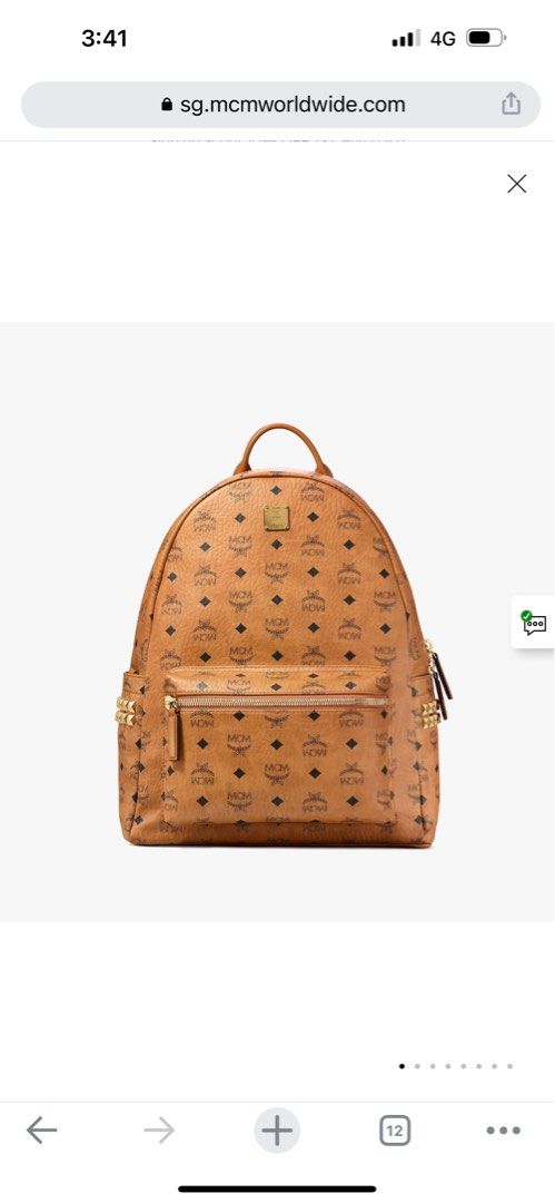 mcm backpack seldom used, Women's Fashion, Bags & Wallets, Backpacks on  Carousell