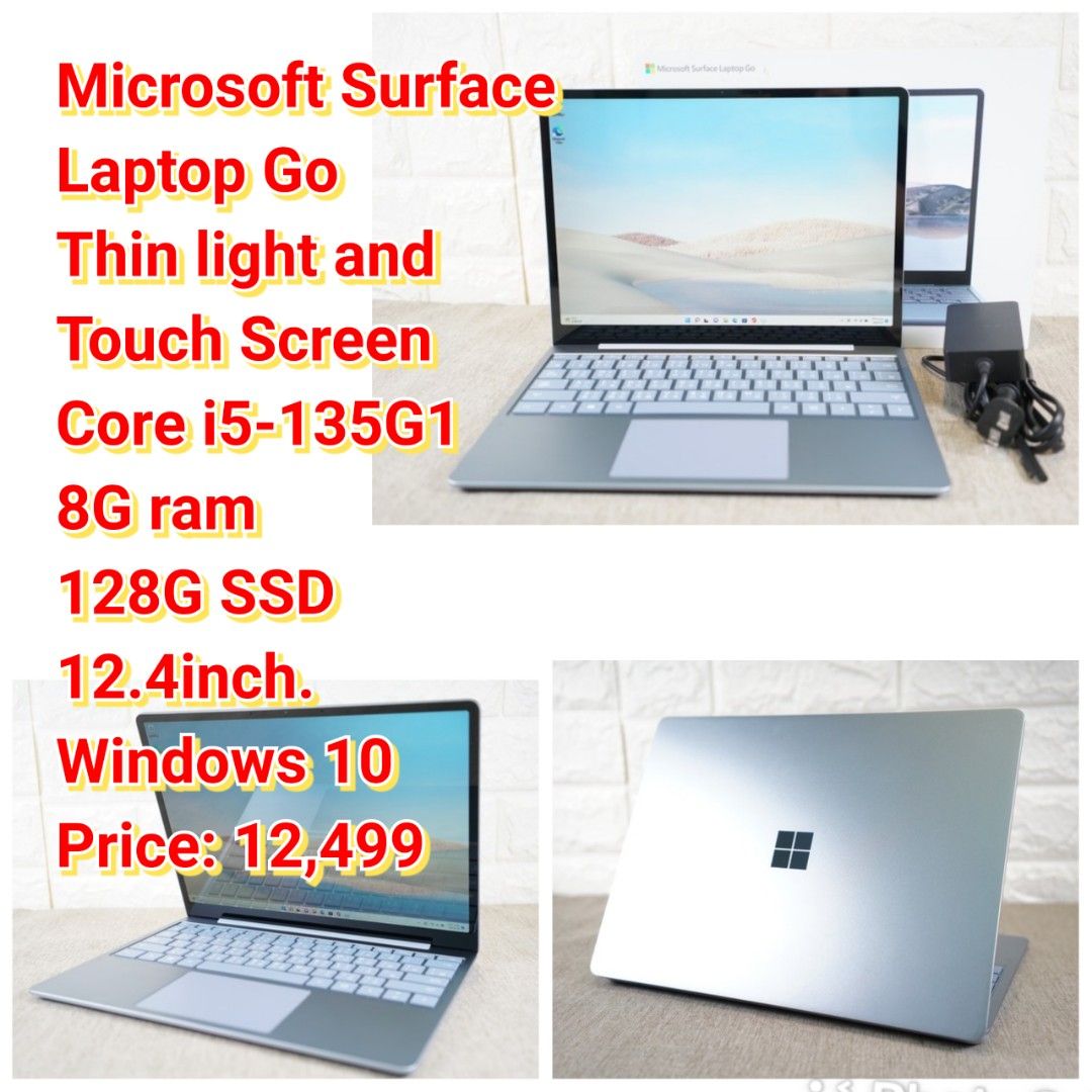 Microsoft Surface Laptop Go Thin light and Touch Screen Core i5