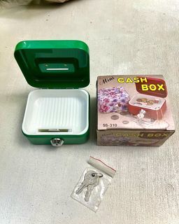 Mini Cash Box or Mini Jewelry Box Organizer