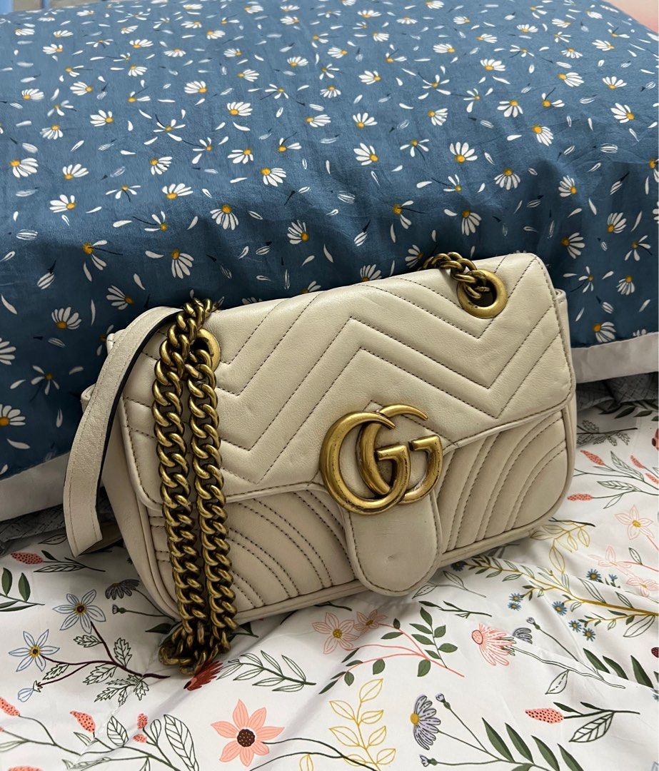 Gucci marmont mini cream online