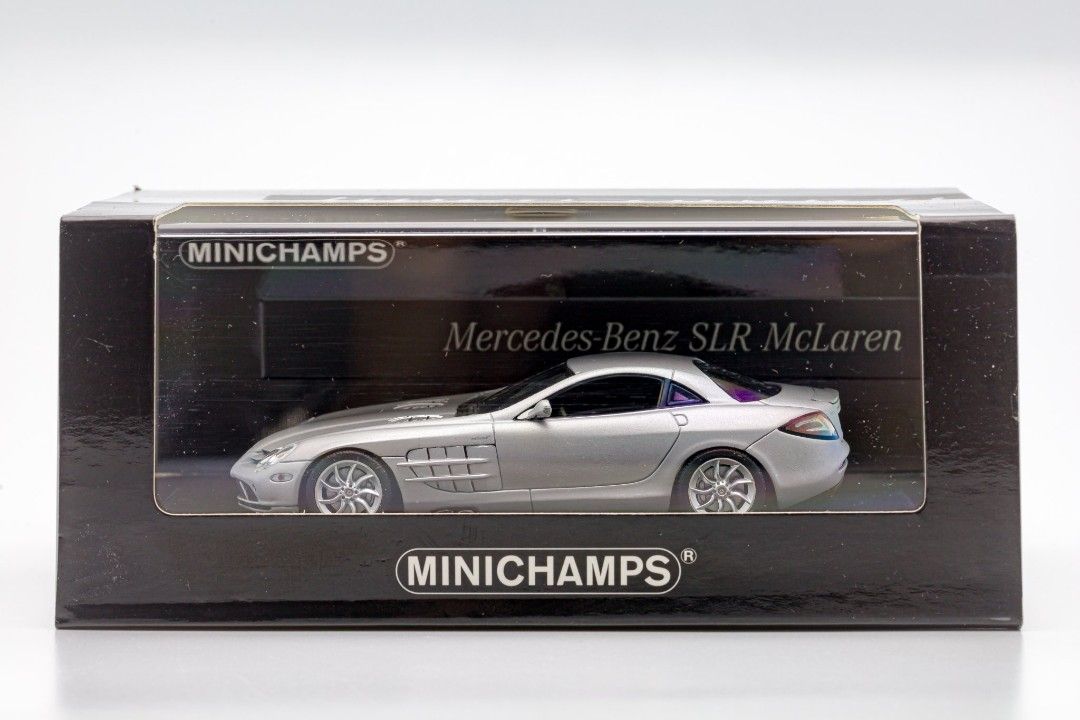 Minichamps 1/43 Mercedes-Benz SLR McLaren 2004 Matt Silver, 興趣及
