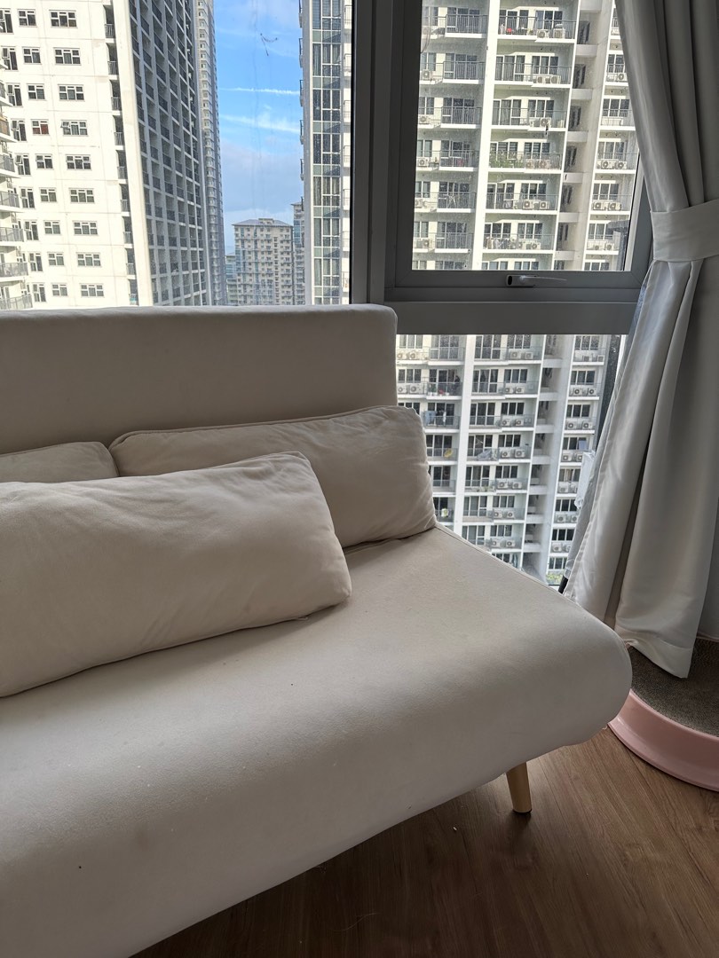 Image showcasing Minimalist Sofa Bed, Furniture & Home Living, Furniture, Sofas on Carousell