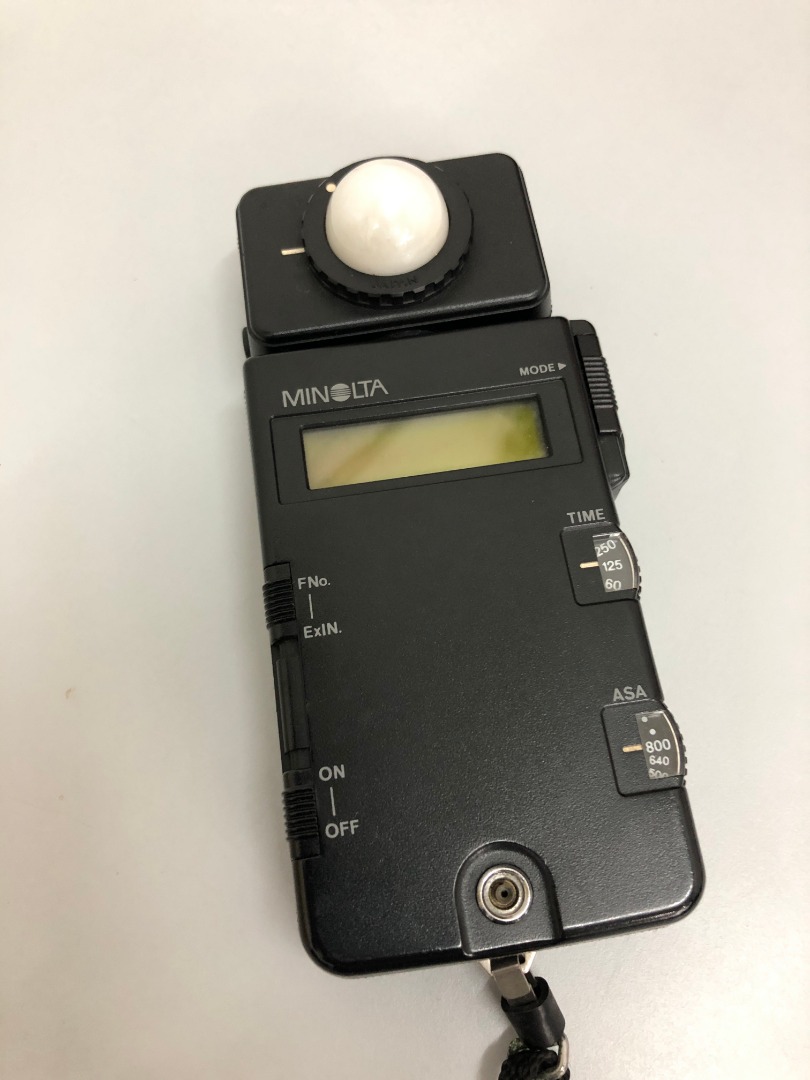 Minolta Flash Meter III Ambient/Flash Light Meter, Photography, Cameras
