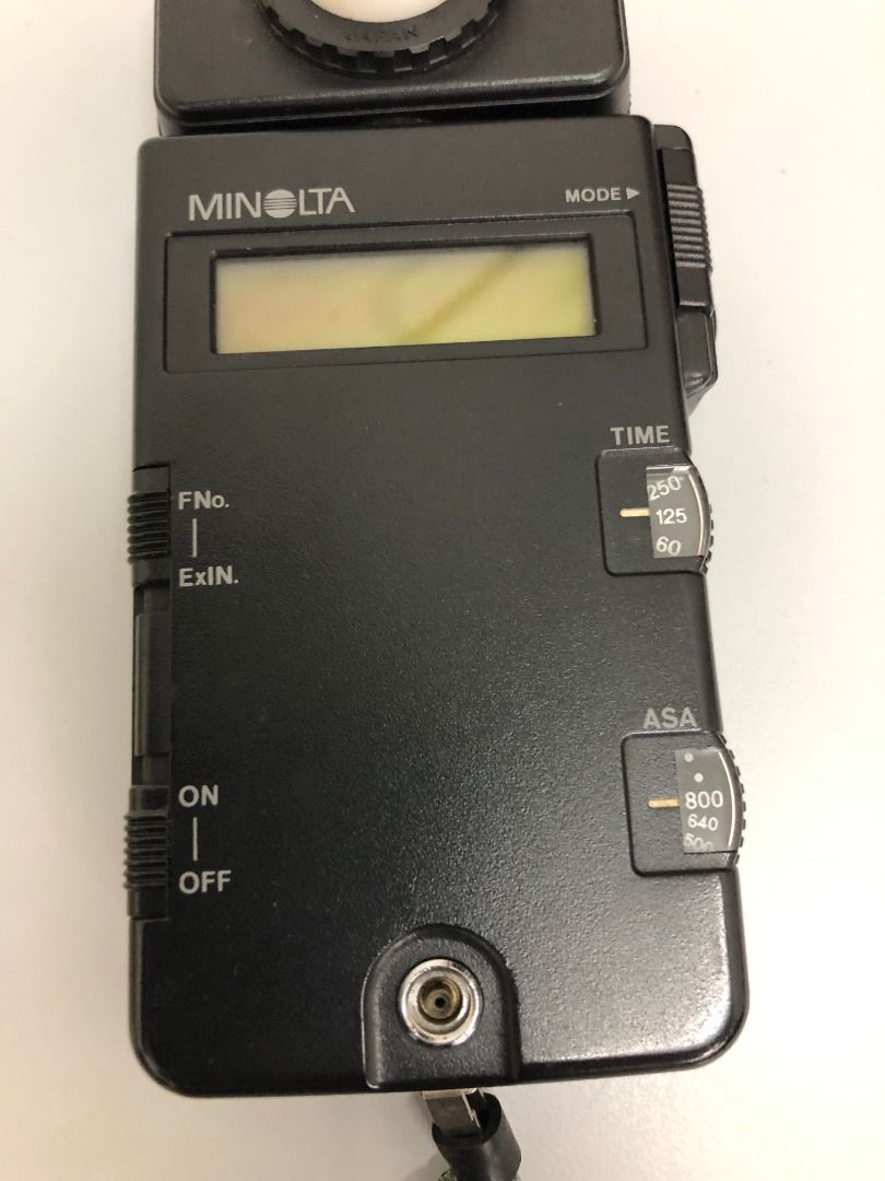 Minolta Flash Meter III Ambient/Flash Light Meter, Photography, Cameras