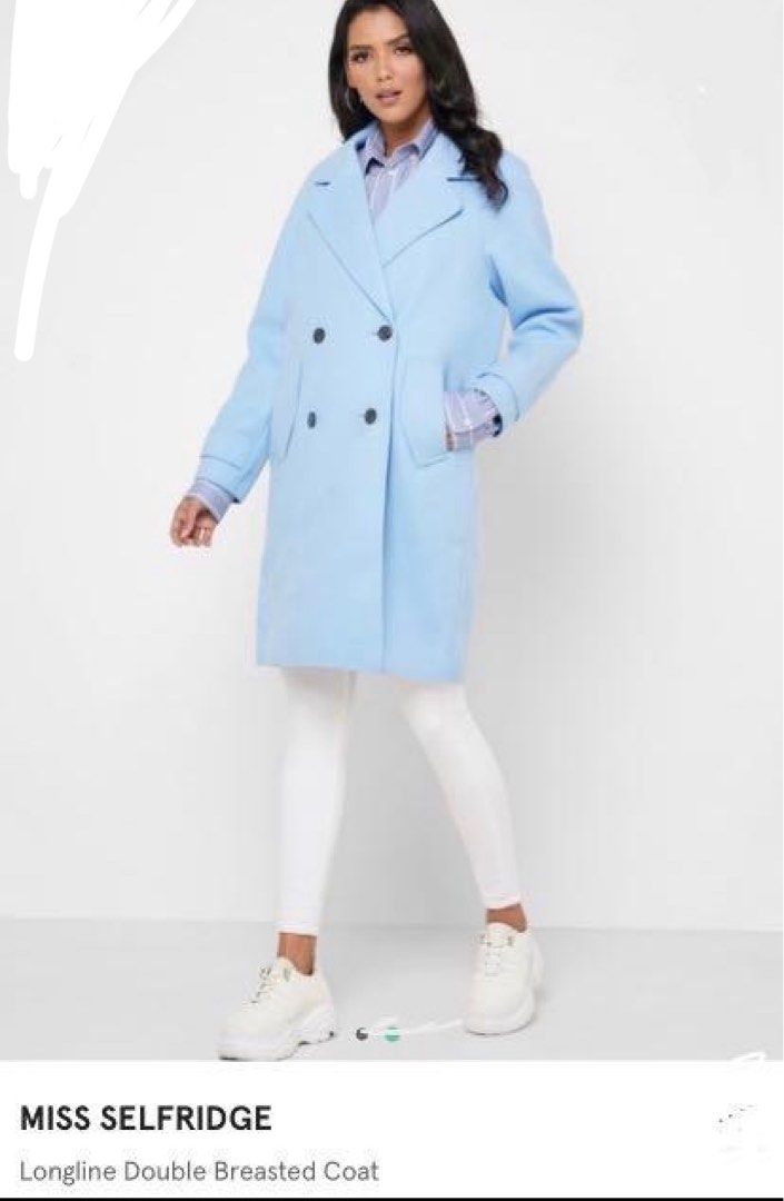 Miss selfridge double breasted coat top