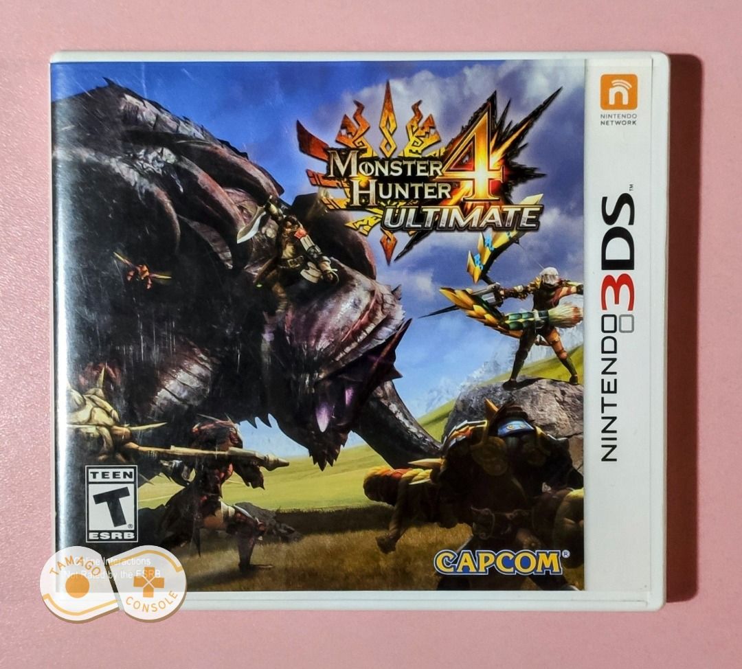 Monster Hunter 4 Ultimate 3ds Game Ntsc English Language Cib Complete In Box Video 5588