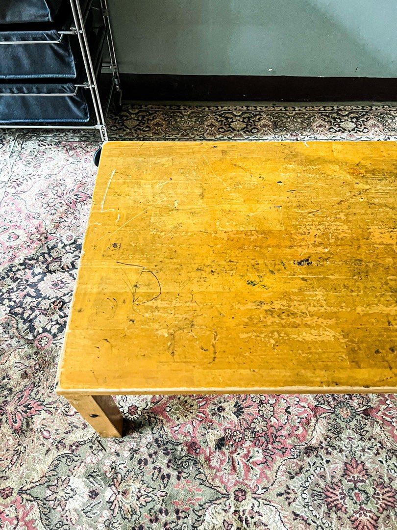 MUJI pine folding table, Furniture & Home Living, Furniture, Tables