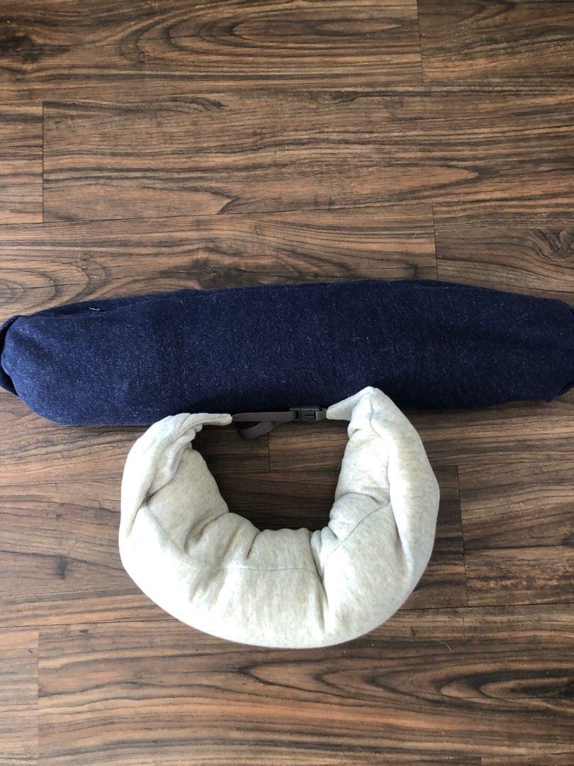 Muji Travel Neck Pillow, Furniture & Home Living, Bedding & Towels on Carousell