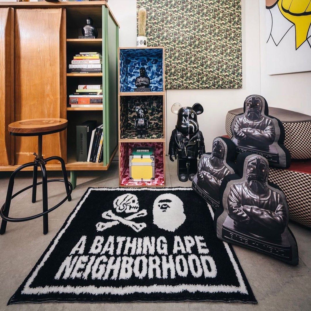 ラグ/カーペット/マット BAPE X NBHD RUG MAT