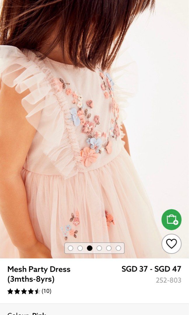 Next baby outlet party dress