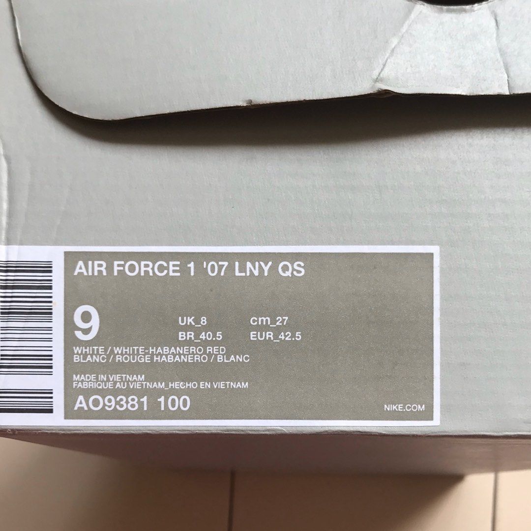 Nike Air Force 1 07 LNY QS Sneakers Men s Fashion Footwear Sneakers on Carousell