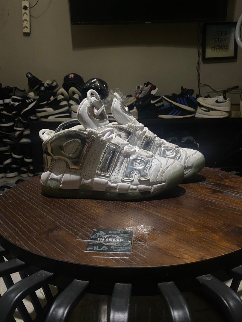 nike air more uptempo chrome white