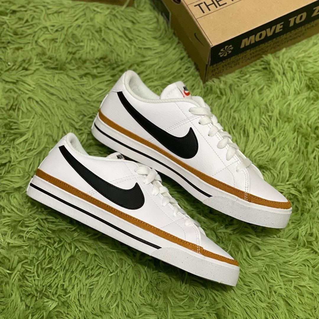 Nike Court Legacy White Ochre Women s Fashion Footwear Sneakers on