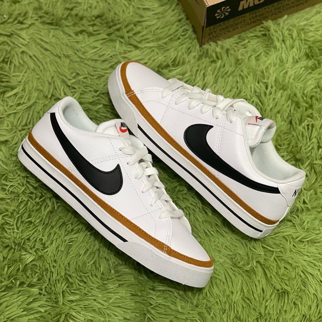Nike Court Legacy White Ochre Women s Fashion Footwear Sneakers on