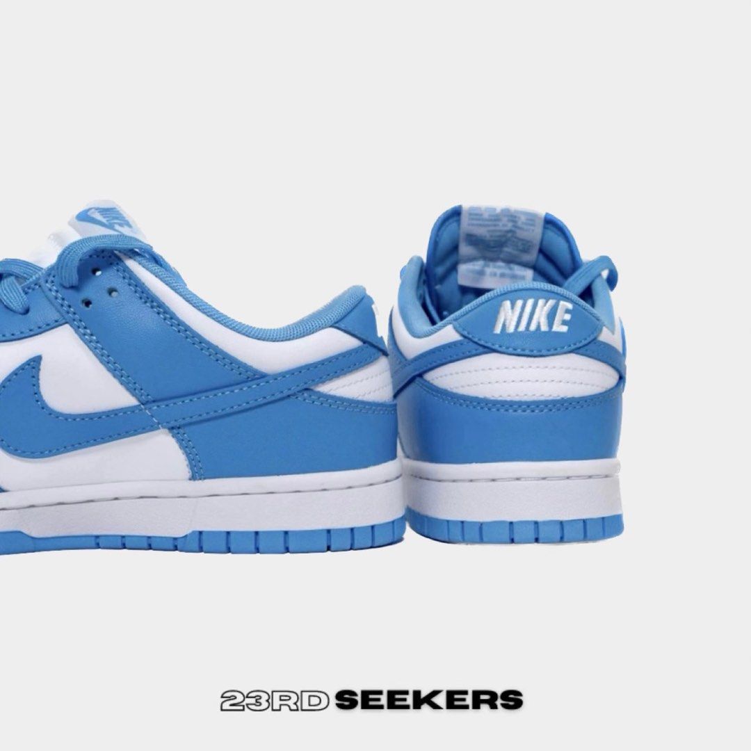 Nike Dunk Low "UNC" (Category: Sneakers) located in Manila. Submitted by andreacap (Listing ID 1209075133, Image 2). Description: 🚨 ON HAND NIKE DUNKS 🚨 Nike Dunk Low “UNC” Size 8.5 *also availble for pre-orders* Available Sizes: 7/7.5/8/8.5/9/9.5/10/10.5/11/11.5/12 *ETA: 4-7 days once shipped* (sizes are subject to availability and price may change without prior notice) ✉️ DM me or 23RD Seekers on FB for more inquiries *actual photo posted* #2