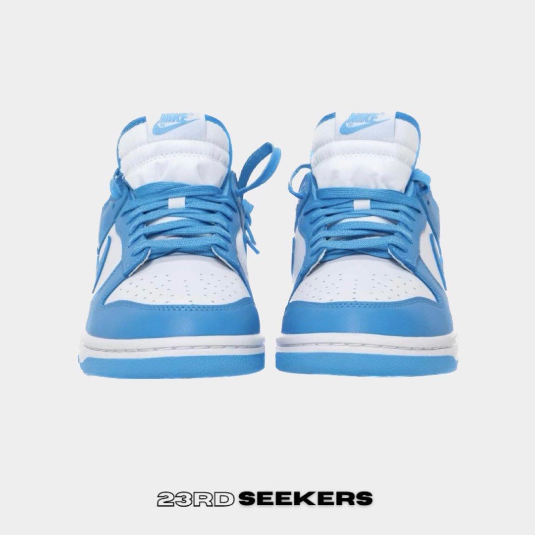 Nike Dunk Low "UNC" (Category: Sneakers) located in Manila. Submitted by andreacap (Listing ID 1209075133, Image 1). Description: 🚨 ON HAND NIKE DUNKS 🚨 Nike Dunk Low “UNC” Size 8.5 *also availble for pre-orders* Available Sizes: 7/7.5/8/8.5/9/9.5/10/10.5/11/11.5/12 *ETA: 4-7 days once shipped* (sizes are subject to availability and price may change without prior notice) ✉️ DM me or 23RD Seekers on FB for more inquiries *actual photo posted* #2