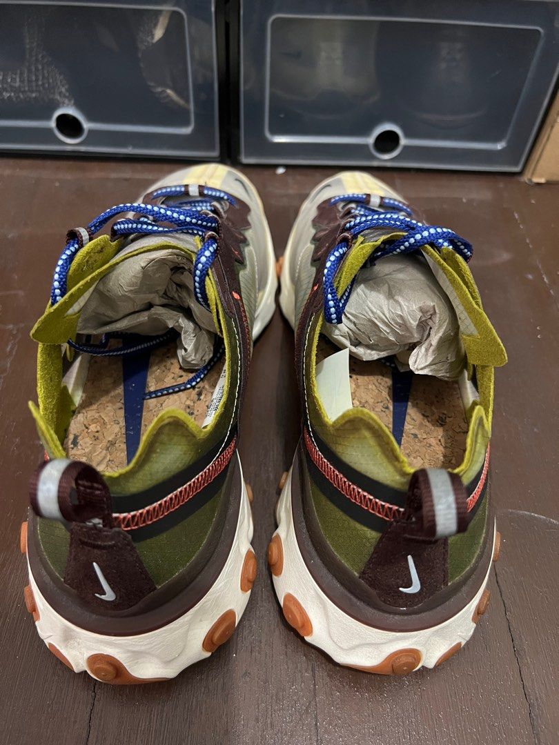 Nike Element React 87 Moss Men s Fashion Footwear Sneakers on