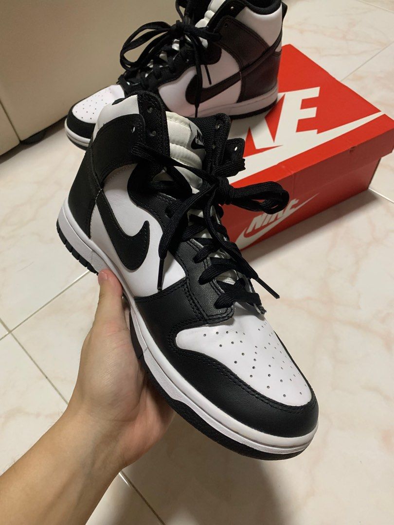 black and white dunks panda