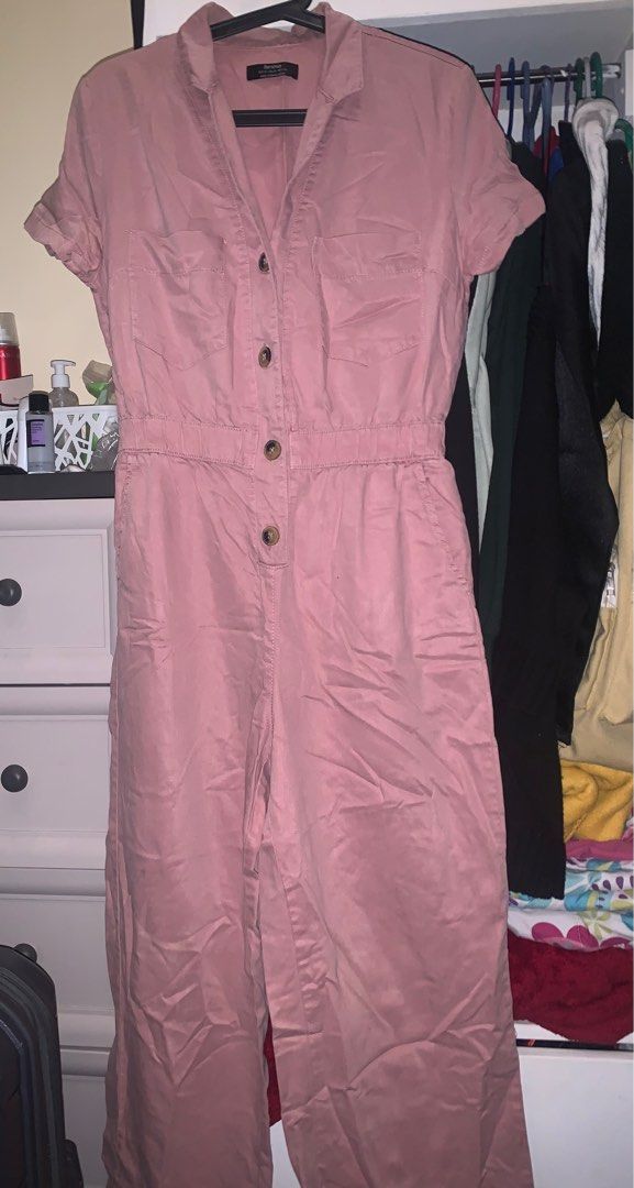 Bershka pink jumpsuit 2025