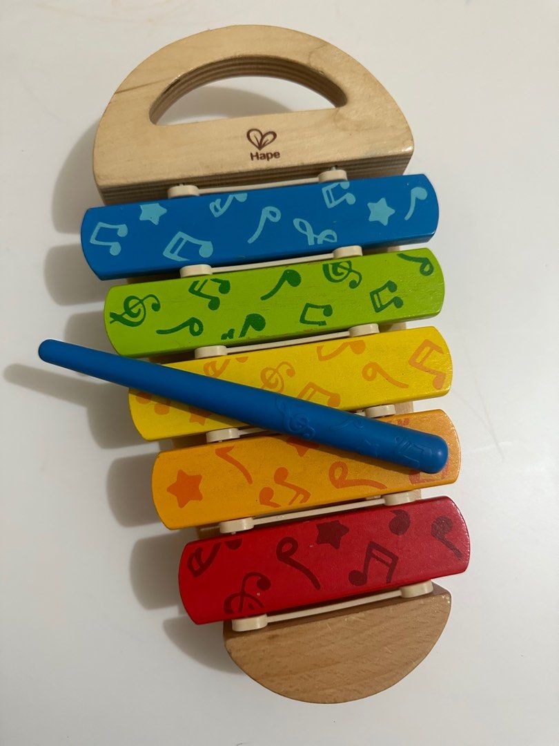 Original Hape Rainbow Xylophone, Babies & Kids, Infant Playtime on ...