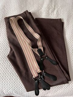 Pantalons Zara pour hommes avec bretelles (taille 30)