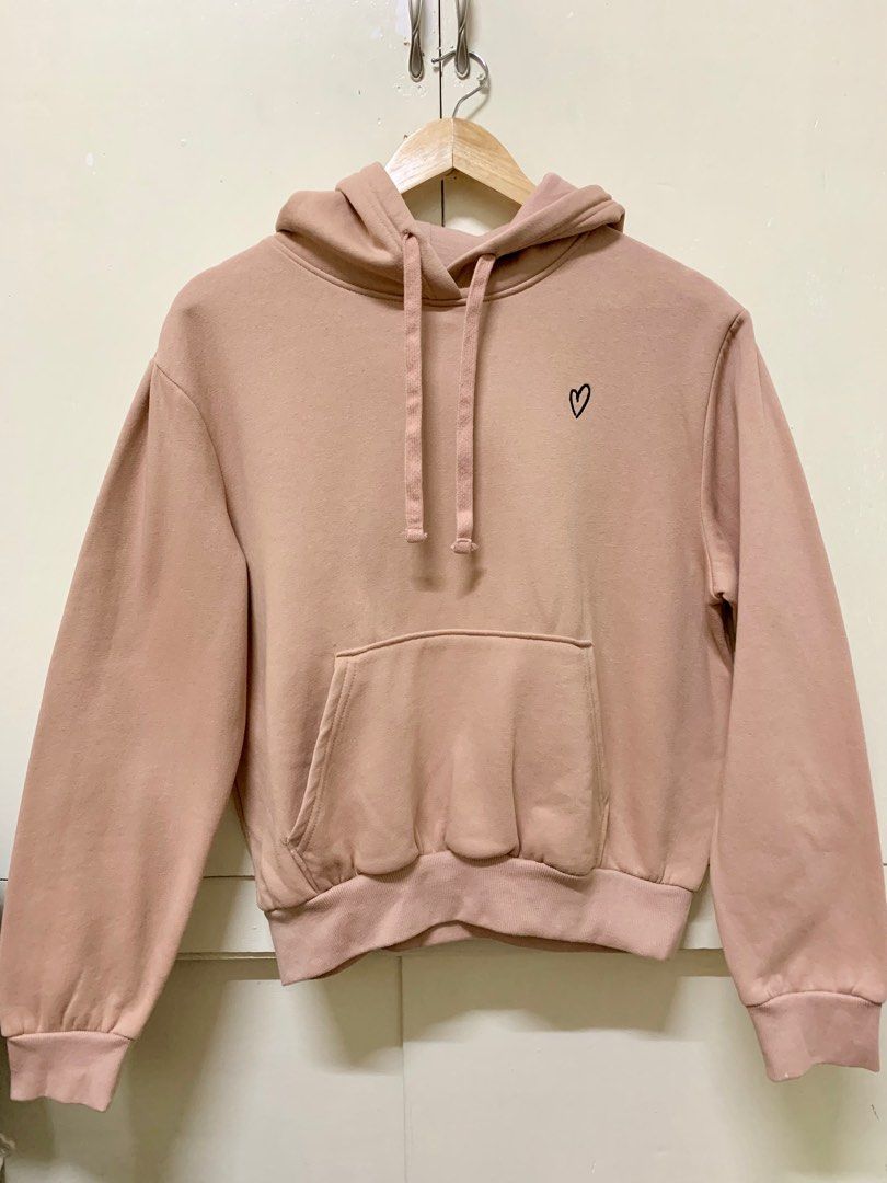 H&m discount peach hoodie