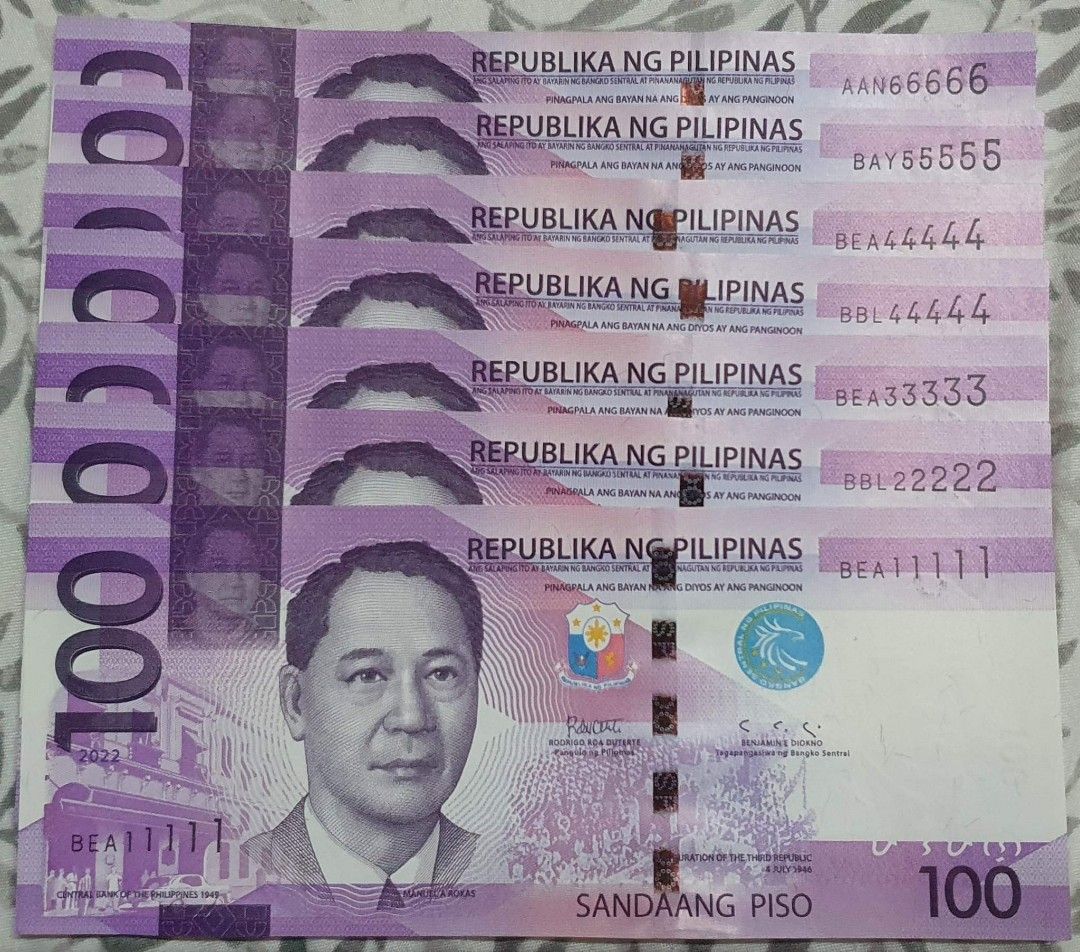 Philippine Peso Solid Notes, Hobbies & Toys, Memorabilia & Collectibles