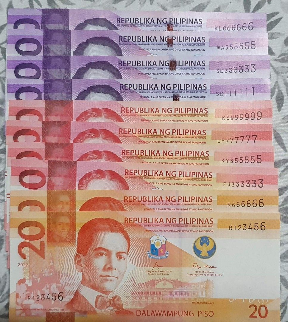 Philippine Peso Solid Notes, Hobbies & Toys, Memorabilia & Collectibles
