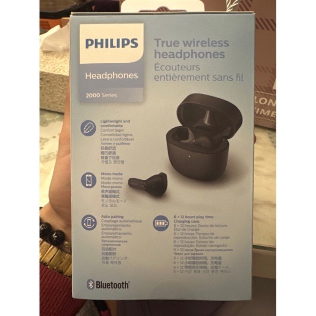 Philips TAT2236 真無線藍牙耳機 黑, 耳機及錄音音訊設備, 耳機在旋轉拍賣