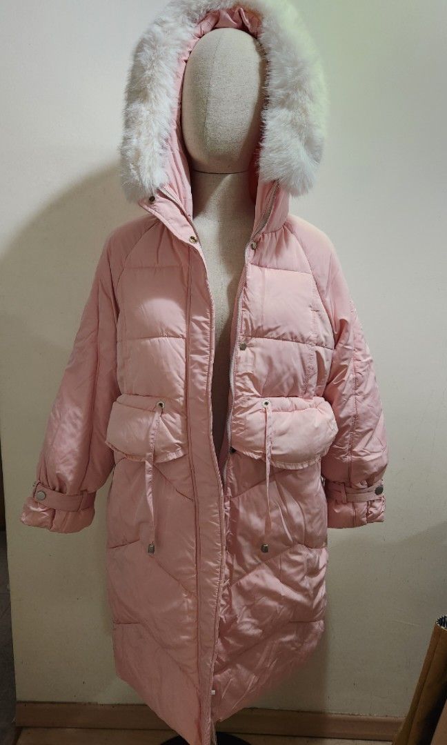 Down puffer shop long coat