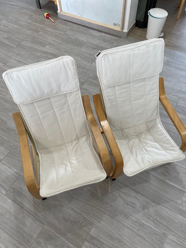 Poang ikea children chair x 2, Furniture & Home Living, Furniture
